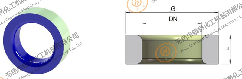 搪玻璃定距件 搪玻璃定距件