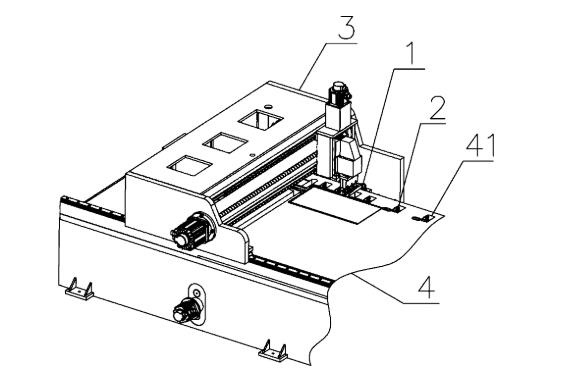 龍門(mén)式金屬薄板刨槽機(jī)側(cè)邊壓緊結(jié)構(gòu)圖